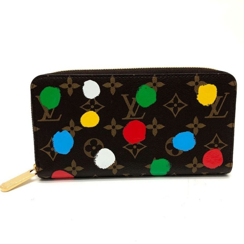 LOUIS VUITTON Monogram Zippy Wallet Yayoi Kusama Long Wallet - Picture 3 of 16